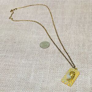VTG Gold‎ Filled Chain Madonna Necklace